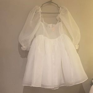 Selkie Ivory “Puff Dress”
